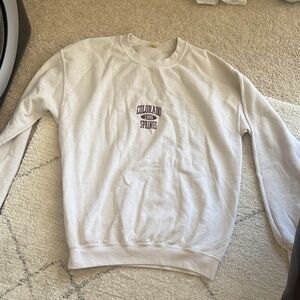 Urban Outfitters Cream Colorado Springs Sweater